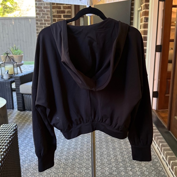 Lululemon soft jersey relaxed wrap front hoodie - Picture 9 of 10